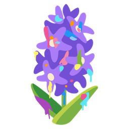 artist palette and hyacinth