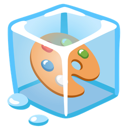 artist palette and ice