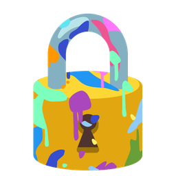 artist palette and locked