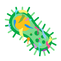 artist palette and microbe