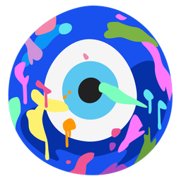 artist palette and nazar amulet