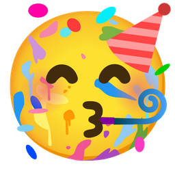 artist palette and partying face