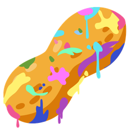 artist palette and peanuts