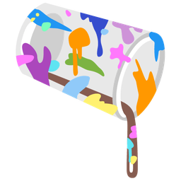 artist palette and pouring liquid