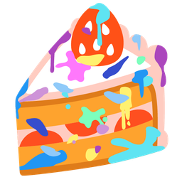 artist palette and shortcake