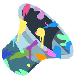 artist palette and speaker low volume