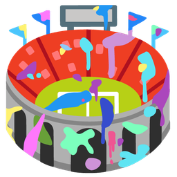 artist palette and stadium