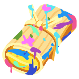 artist palette and tamale