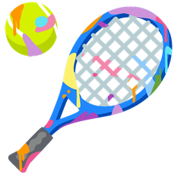 artist palette and tennis