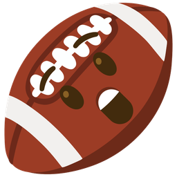 astonished face and american football