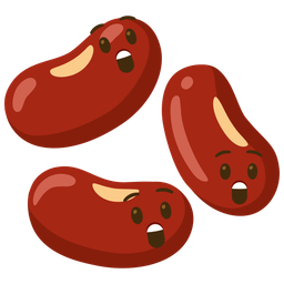 Astonished face and Beans