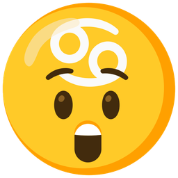 Astonished face and Cancer