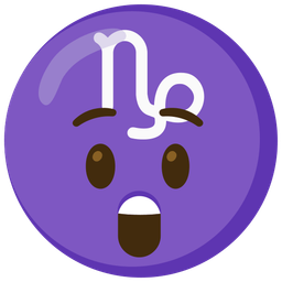 Astonished face and Capricorn