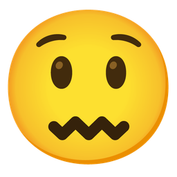 astonished face and confounded face