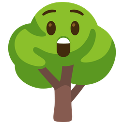Astonished face and Deciduous tree