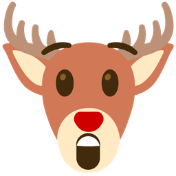 Astonished face and Deer