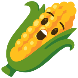 Astonished face and Ear of corn