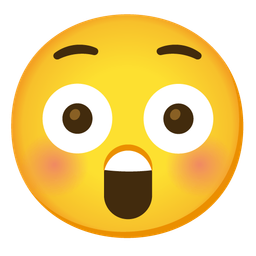 Astonished face and Flushed face