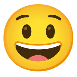 Astonished face and Grinning face