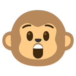 Astonished face and Monkey face