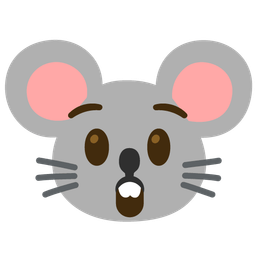 Astonished face and Mouse face