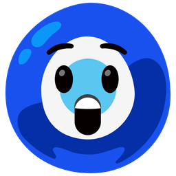 Astonished face and Nazar amulet