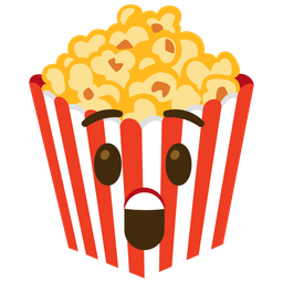 Astonished face and Popcorn