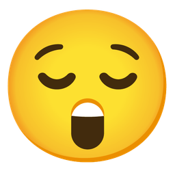 astonished face and relieved face