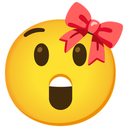Astonished face and Ribbon