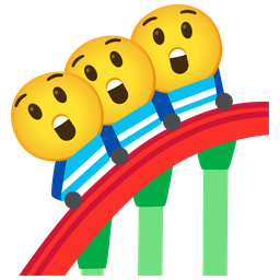 Astonished face and Roller coaster