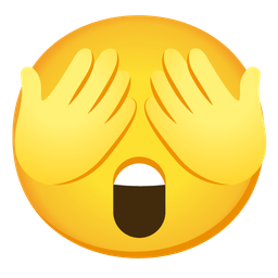 Astonished face and See-no-evil monkey