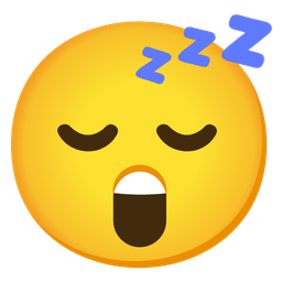 Astonished face and Sleeping face