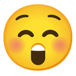 Astonished face and Smiling face