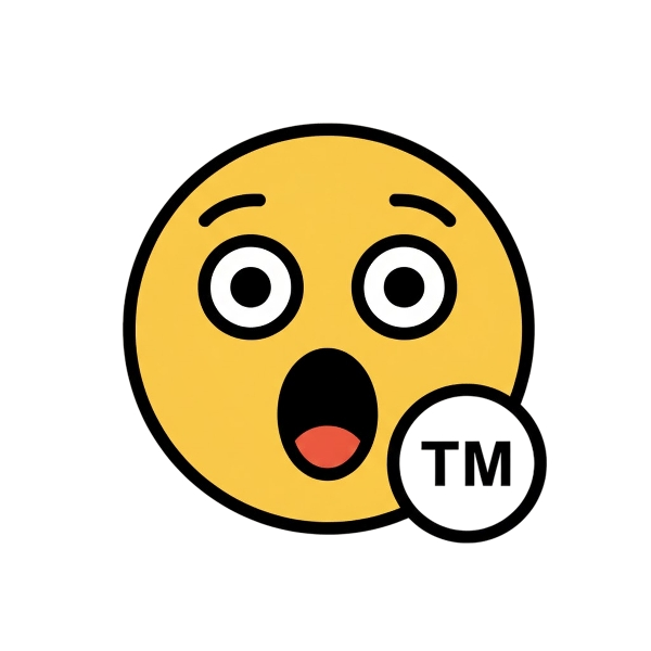 Astonished face and Trade mark