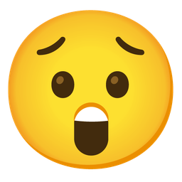 Astonished face and Worried face