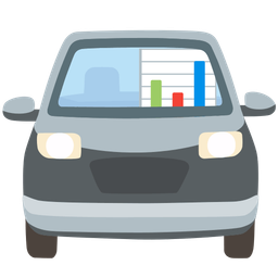 automobile and bar chart