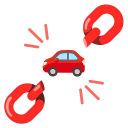 automobile and chains