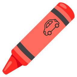 automobile and crayon