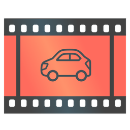 automobile and film frames