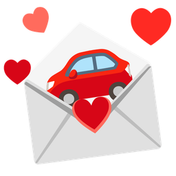 automobile and love letter
