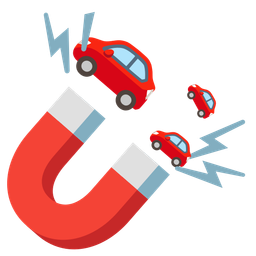 automobile and magnet