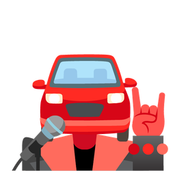 automobile and microphone