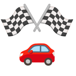 automobile and racing car