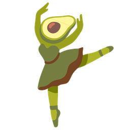 avocado and ballet shoes