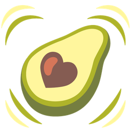 avocado and beating heart