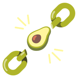 avocado and chains