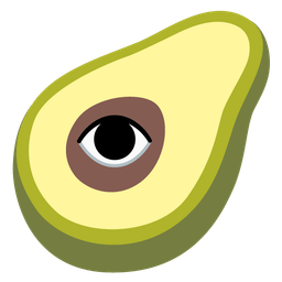 avocado and eye