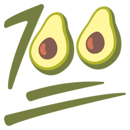 avocado and hundred points