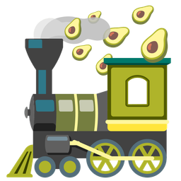 avocado and locomotive