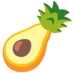 avocado and pineapple